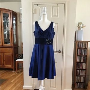 Evan Picone Midnight Blue Cocktail Dress